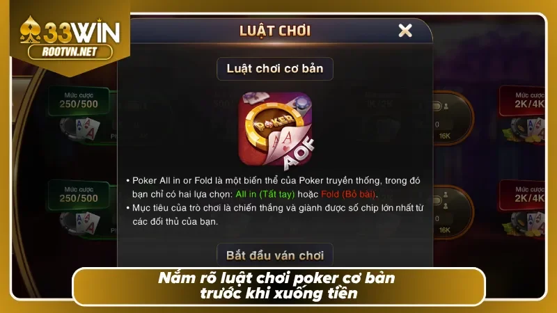 Nhiều người thua vì bỏ qua những nguyên tắc tưởng rất đơn giản 