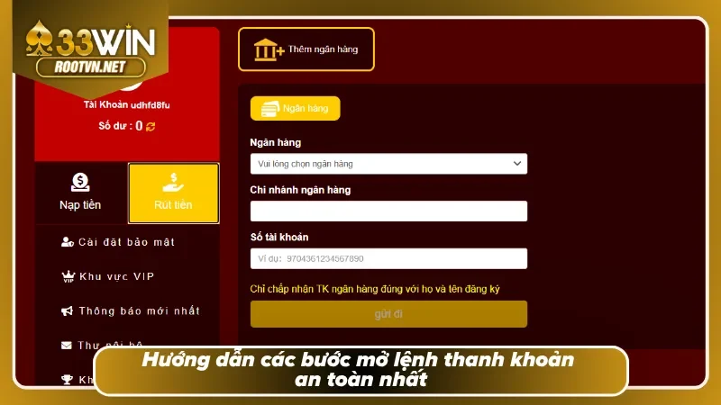 Quy trình chuyển tiền về ngân hàng nhanh chóng và an toàn 